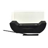 LAREIRA DE METAL E VIDRO 36CM X 16CM X 20,4CM