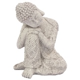 FIGURA DECORATIVAS DE RESINA BEGE