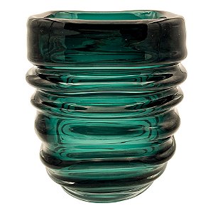 VASO DE VIDRO VERDE