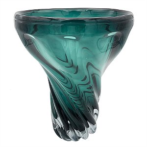 VASO DE VIDRO VERDE