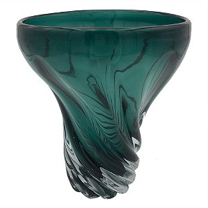 VASO DE VIDRO VERDE