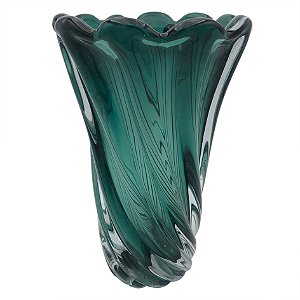 VASO DE VIDRO VERDE