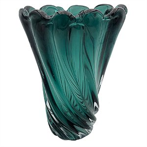 VASO DE VIDRO VERDE
