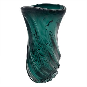 VASO DE VIDRO VERDE