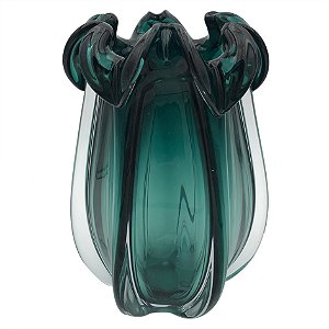 VASO DE VIDRO VERDE