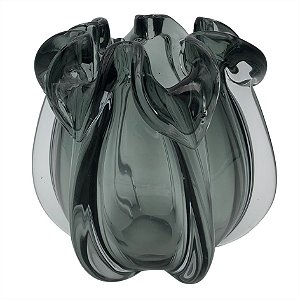 VASO DE VIDRO FUME