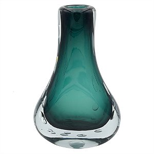 VASO DE VIDRO VERDE