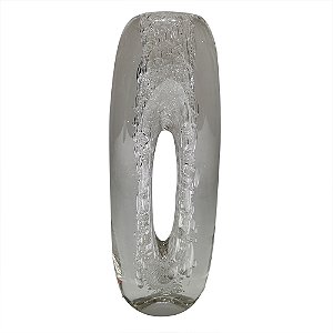VASO DE VIDRO TRANSPARENTE