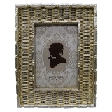 PORTA RETRATO DE RESINA DOURADO