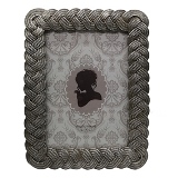 PORTA RETRATO DE RESINA PRATA