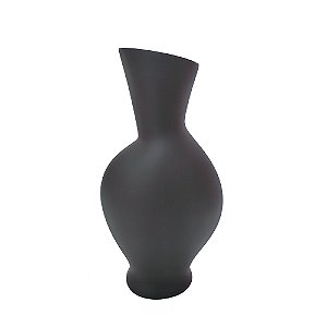VASO DECORATIVO EM RESINA PRETO