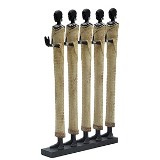 FIGURA DECORATIVA DE RESINA - AFRICANAS