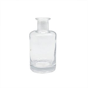 VASO DECORATIVO EM VIDRO TRANSPARENTE