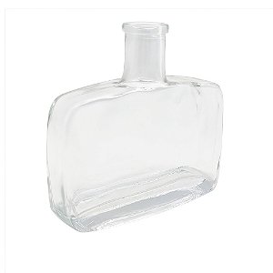 VASO DECORATIVO EM VIDRO TRANSPARENTE