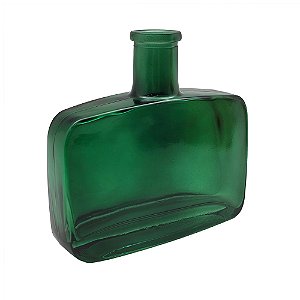 VASO DECORATIVO EM VIDRO VERDE