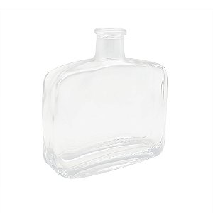VASO DECORATIVO EM VIDRO TRANSPARENTE