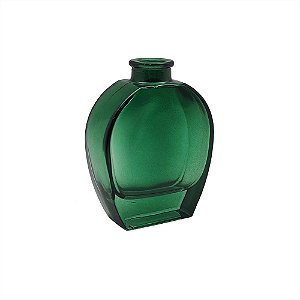 VASO DECORATIVO EM VIDRO VERDE