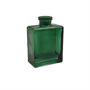 VASO DECORATIVO EM VIDRO VERDE