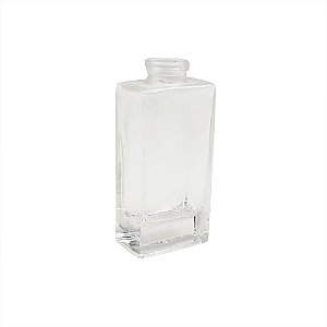 VASO DECORATIVO EM VIDRO TRANSPARENTE