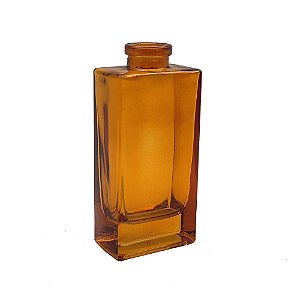 VASO DECORATIVO EM VIDRO AMBAR