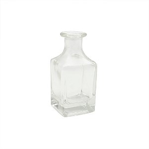 VASO DECORATIVO EM VIDRO TRANSPARENTE