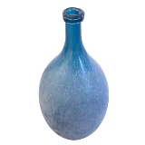 GARRAFA DECORATIVA JATEADA AZUL