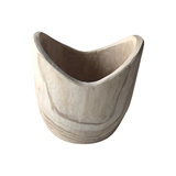 VASO DE MADEIRA NATURAL