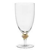 CONJ DE TACAS COM DETALHE EM STRASS E OURO - 6 PCS