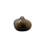 VASO DE VIDRO MARROM