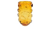 VASO DE VIDRO AMBAR