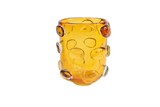 VASO DE VIDRO AMBAR
