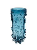 VASO DE VIDRO AZUL