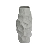 VASO IRREGULAR DE TERRACOTA BRANCO