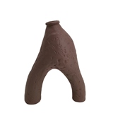 VASO DE TERRACOTA MARROM