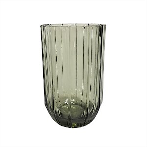 CONJ DE TACAS FUME DE VIDRO - 6 PCS