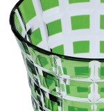 JOGO DE TACAS PARA VINHO BRANCO - VERDE - 6 PCS