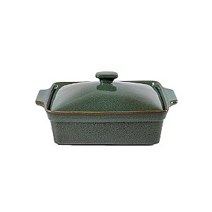 CACAROLA DE CERAMICA VERDE
