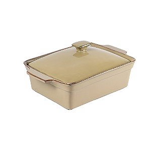 CACAROLA DE CERAMICA BEGE