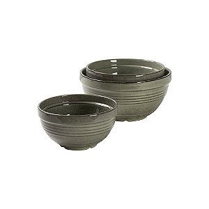CJ DE BOWLS EM CERAMICA VERDE 3PCS