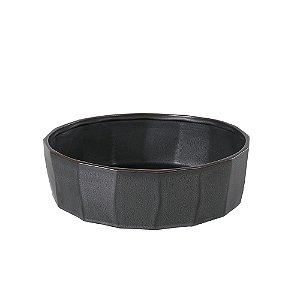 VASO DECORATIVO EM CERAMICA PRETO