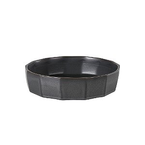 VASO DECORATIVO EM CERAMICA PRETO