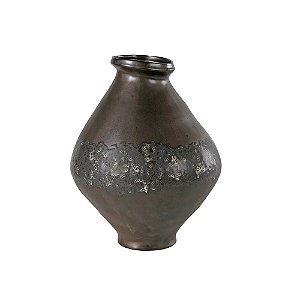 VASO DECORATIVO EM CERAMICA PRETO