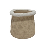 VASO DE CIMENTO BEGE