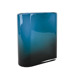 VASO DE VIDRO AZUL