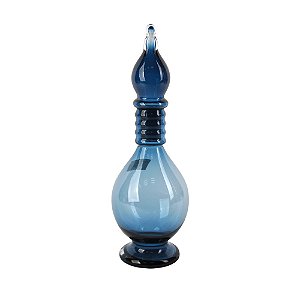 GARRAFA DE VIDRO AZUL