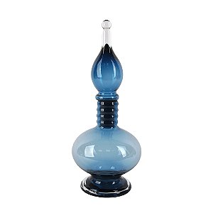GARRAFA DE VIDRO AZUL