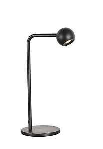 ABAJUR OUI PRETO (L)20,7CM (C)14CM (A)38,2CM 1XLED 5W 3000K 545LM IP20