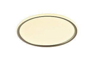 PLAFON SIEVE DOURADO / BRANCO (D)40CM (A)4CM 1XLED INTEGRADO 29W 3000K 1700LM IP20