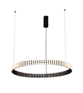 PENDENTE XYLO PRETO / BRANCO (D)103CM (A)7,5CM 1XLED INTEGRADO 48W 3000K 2900LM IP20