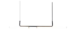 PENDENTE TRACOLLA PRETO / BRANCO (L)5CM (C)151CM (A)19CM 1XLED INTEGRADO 30W 3000K 2280LM IP20